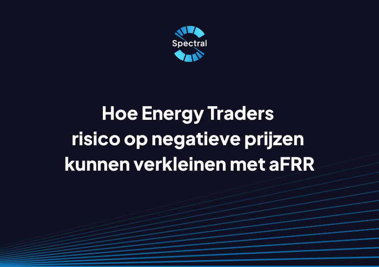 Hoe energy traders risico op negatieve prijzen verkleinen met aFRR
